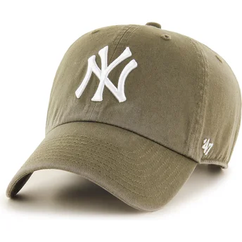 Mütsid kumer roheline reguleeritav Clean Up Sandalwood New York Yankees MLB 47 Brand
