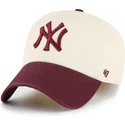 mutsid-kumer-beez-reguleeritav-clean-up-two-tone-no-loop-label-new-york-yankees-mlb-47-brand
