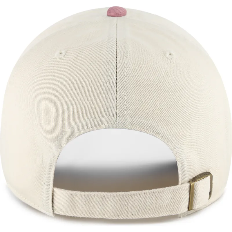 cap-kumer-beige-adjustable-strap-rosa-clean-up-base-runner-two-tone-new-york-yankees-mlb-47-brand
