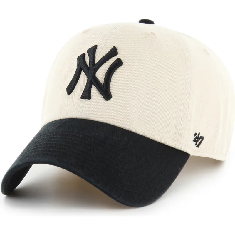 mutsid-kumer-beez-reguleeritav-clean-up-two-tone-no-loop-label-new-york-yankees-mlb-47-brand