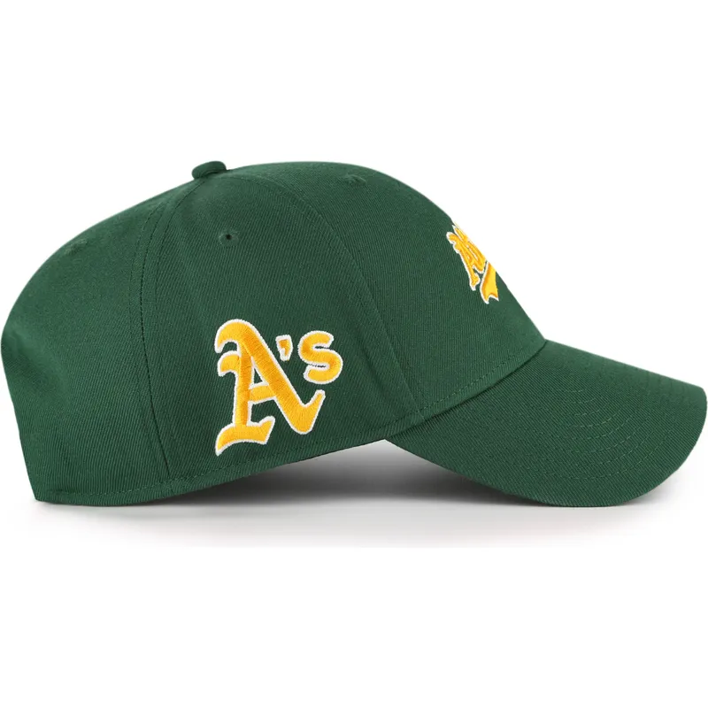 mutsid-kumer-roheline-reguleeritav-rihm-mvp-ballpark-script-shot-oakland-athletics-mlb-47-brand