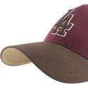 cap-kumer-red-snapback-granate-mvp-dt-sure-shot-two-tone-cotton-los-angeles-dodgers-mlb-47-brand