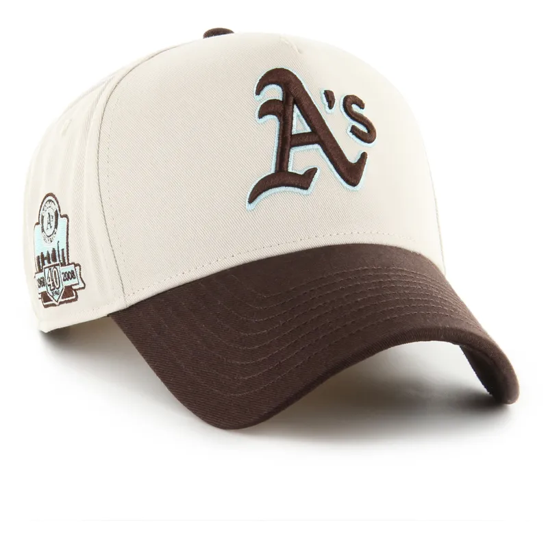 mutsid-kumer-beez-snapback-mvp-dt-sure-shot-two-tone-cotton-oakland-athletics-mlb-47-brand
