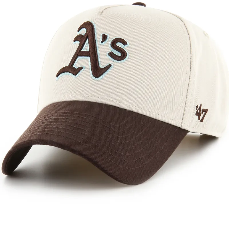 mutsid-kumer-beez-snapback-mvp-dt-sure-shot-two-tone-cotton-oakland-athletics-mlb-47-brand