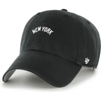 Mütsid kumer must reguleeritav rihm Clean Up Base Runner Script New York Yankees MLB 47 Brand