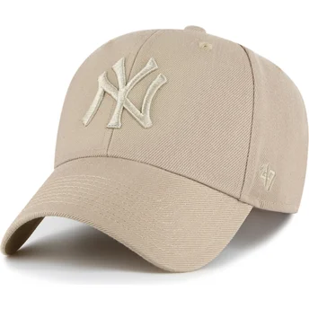 Mütsid kumer khaki snapback khaki MVP New York Yankees MLB 47 Brand