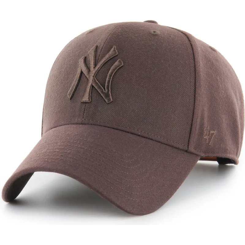 mutsid-kumer-pruun-snapback-mvp-new-york-yankees-mlb-47-brand