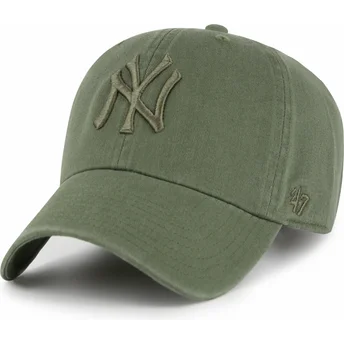 Mütsid kumer roheline reguleeritav Clean Up New York Yankees MLB 47 Brand