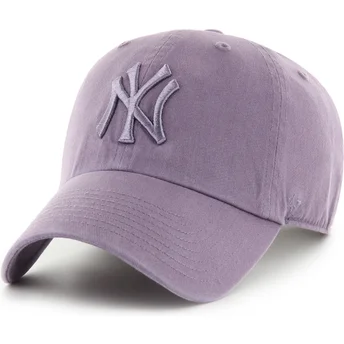 Mütsid kumer violetne reguleeritav Clean Up Iris New York Yankees MLB 47 Brand