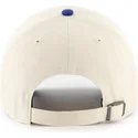 cap-kumer-beige-adjustable-strap-clean-up-base-runner-sure-shot-two-tone-los-angeles-dodgers-mlb-47-brand