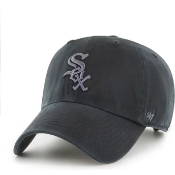 Cap kumer black adjustable strap Clean Up Chicago White Sox MLB 47 Brand