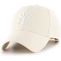 47-brand-curved-brim-mvp-natural-new-york-yankees-mlb-beige-snapback-cap