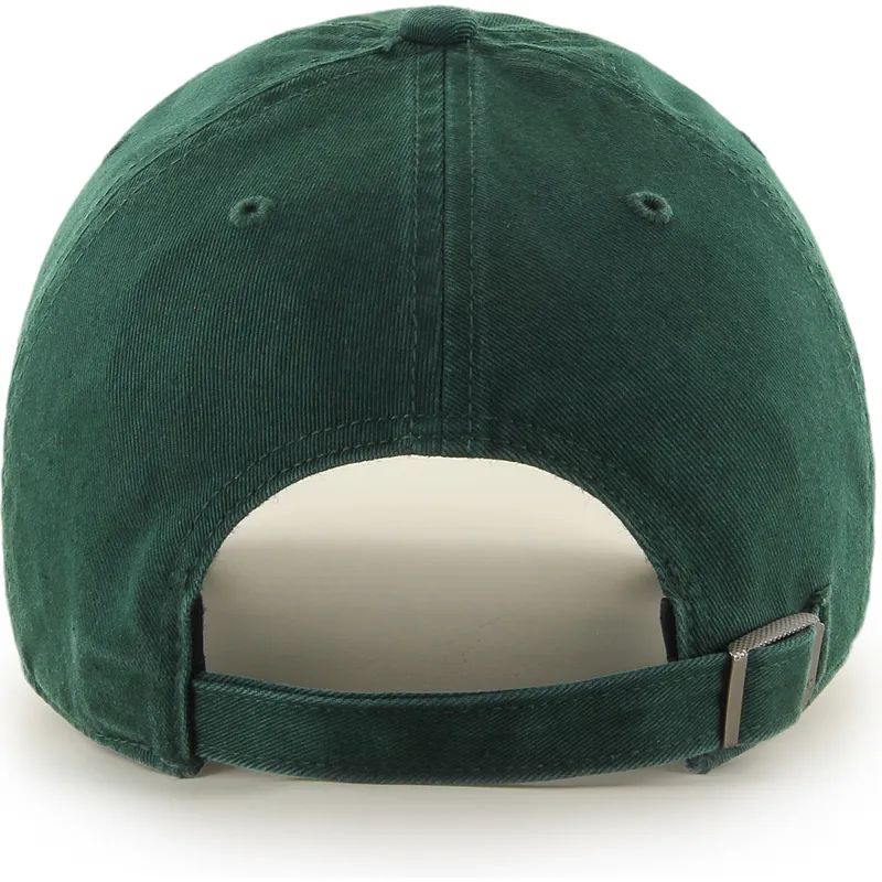 47-brand-curved-brim-clean-up-base-runner-mini-logo-new-york-yankees-mlb-green-adjustable-cap