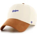 mutsid-kumer-beez-reguleeritav-clean-up-mini-script-suede-visor-los-angeles-dodgers-mlb-47-brand
