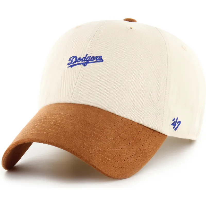 mutsid-kumer-beez-reguleeritav-clean-up-mini-script-suede-visor-los-angeles-dodgers-mlb-47-brand