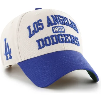 Cap kumer beige adjustable strap MVP Broke Line Los Angeles Dodgers MLB 47 Brand