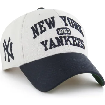 Cap kumer beige adjustable strap MVP Broke Line New York Yankees MLB 47 Brand