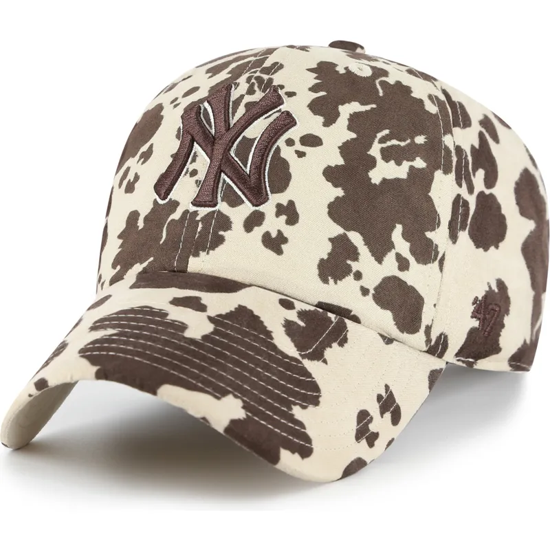 mutsid-kumer-pruun-reguleeritav-clean-up-bessie-new-york-yankees-mlb-47-brand