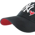 mutsid-kumer-must-reguleeritav-clean-up-heart-icon-new-york-yankees-mlb-47-brand