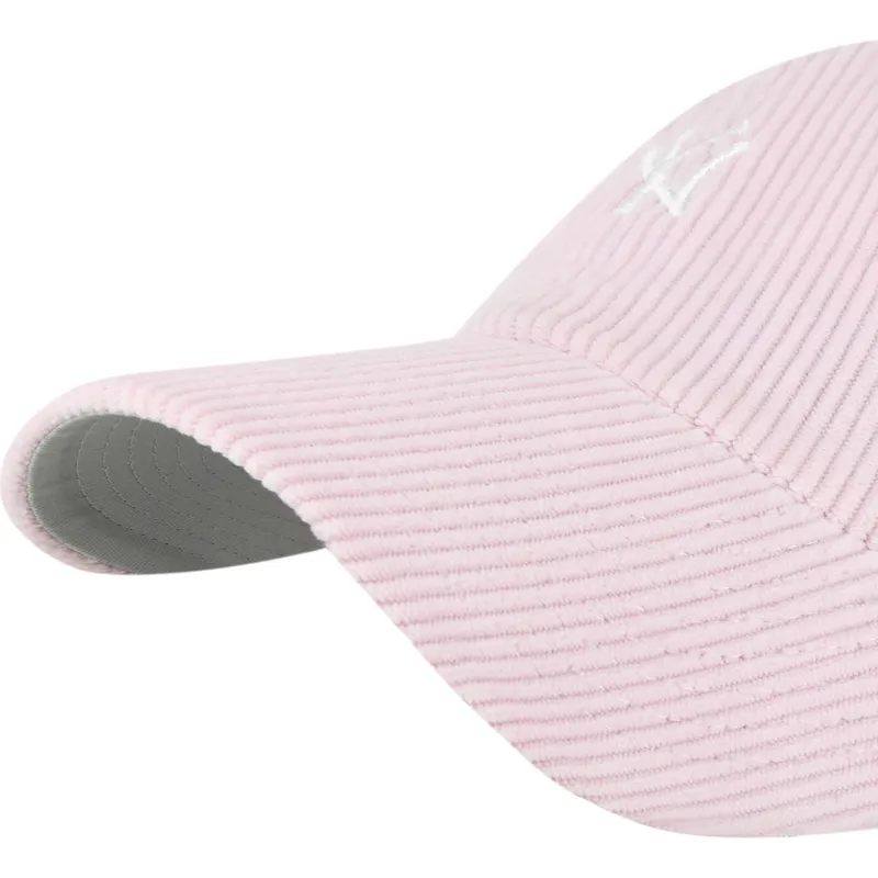 cap-kumer-pink-adjustable-strap-clean-up-cord-base-runner-new-york-yankees-mlb-47-brand