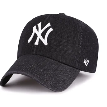 Mütsid kumer must reguleeritav Clean Up Lennon New York Yankees MLB 47 Brand