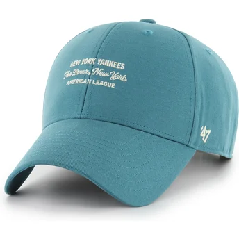 Mütsid kumer sinine snapback MVP Contemporary Cyan New York Yankees MLB 47 Brand