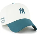 cap-kumer-beige-adjustable-strap-clean-up-contemporary-two-tone-new-york-yankees-mlb-47-brand