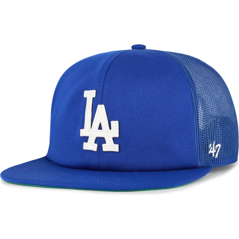 47-brand-flat-brim-captain-rl-golden-age-los-angeles-dodgers-mlb-blue-trucker-hat