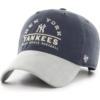 Mütsid kumer meresinine reguleeritav rihm Clean Up Windham Suede Vintage New York Yankees MLB 47 Brand