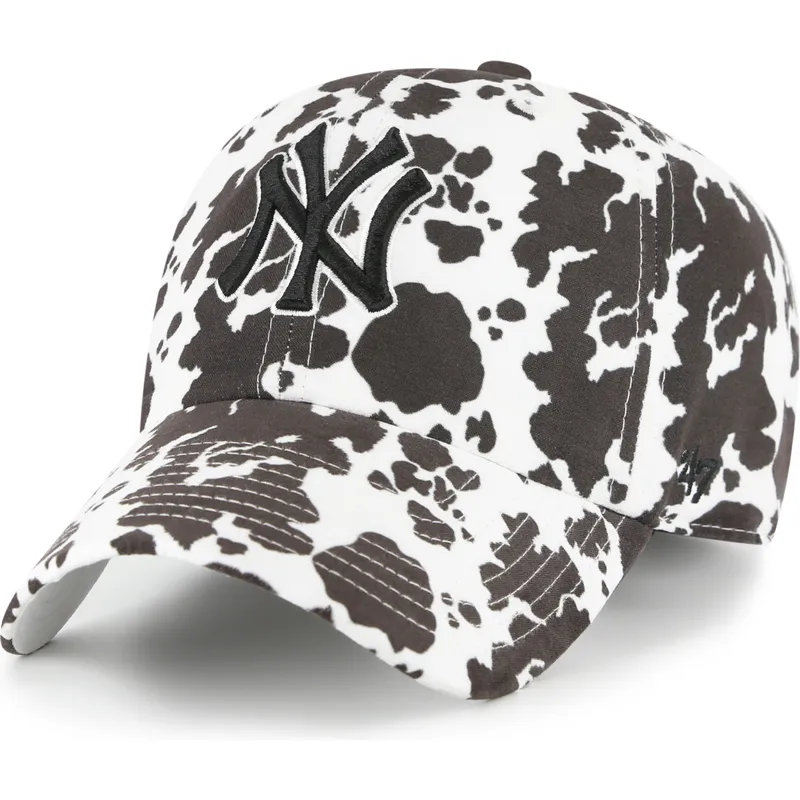 cap-kumer-white-adjustable-strap-clean-up-bessie-new-york-yankees-mlb-47-brand