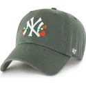 47-brand-curved-brim-clean-up-icon-alt-strawberry-new-york-yankees-mlb-green-adjustable-cap