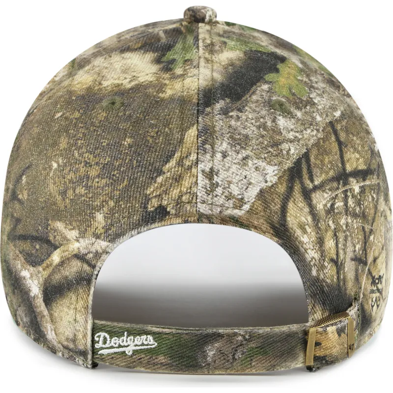 mutsid-kumer-kamuflaaz-reguleeritav-clean-up-realtree-los-angeles-dodgers-mlb-47-brand