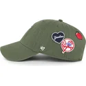 mutsid-kumer-roheline-reguleeritav-clean-up-badges-new-york-yankees-mlb-47-brand