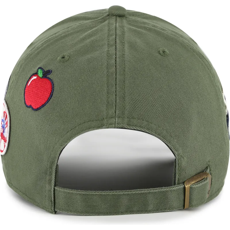 mutsid-kumer-roheline-reguleeritav-clean-up-badges-new-york-yankees-mlb-47-brand
