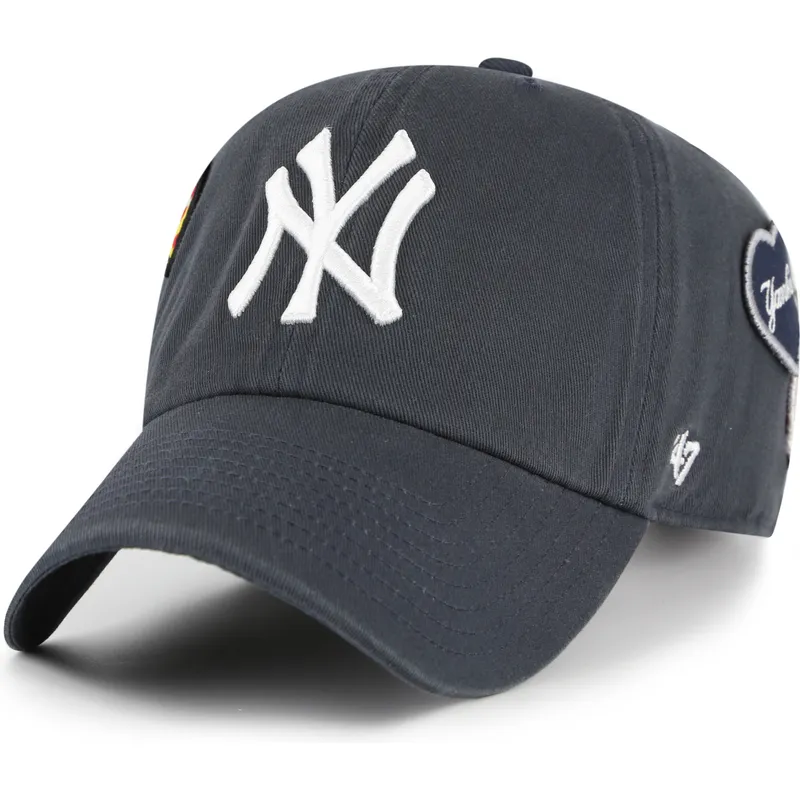 mutsid-kumer-meresinine-reguleeritav-clean-up-badges-vintage-new-york-yankees-mlb-47-brand
