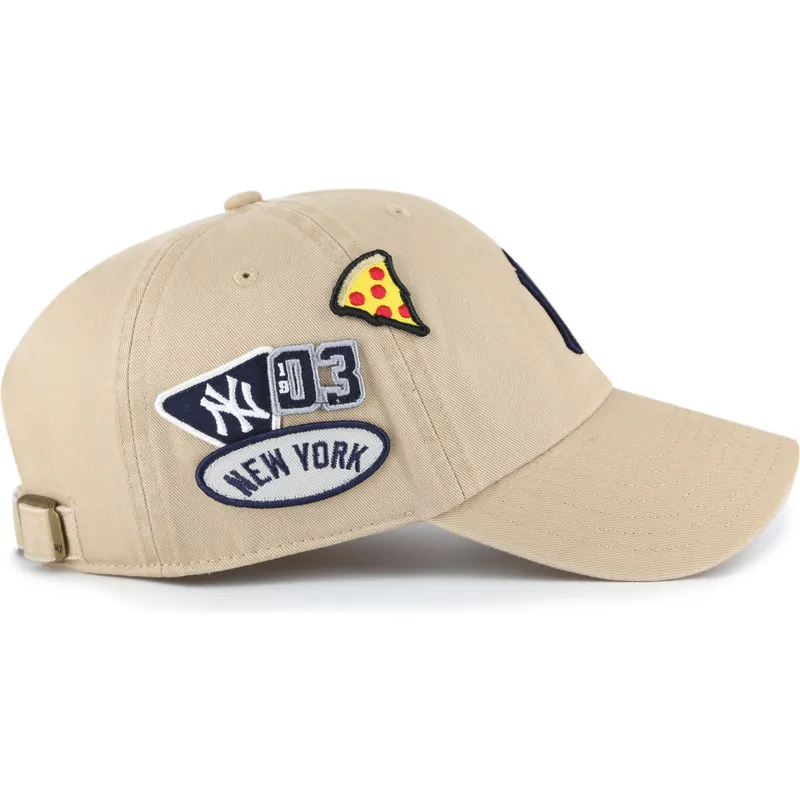 mutsid-kumer-khaki-reguleeritav-clean-up-badges-new-york-yankees-mlb-47-brand