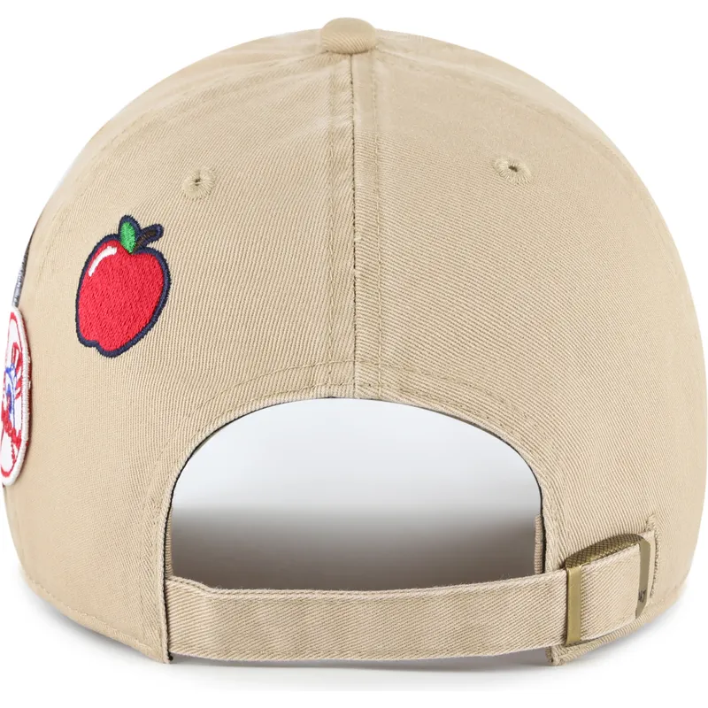mutsid-kumer-khaki-reguleeritav-clean-up-badges-new-york-yankees-mlb-47-brand