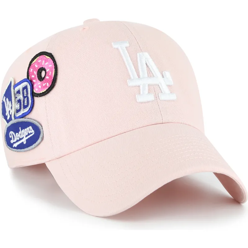 mutsid-kumer-roosa-reguleeritav-clean-up-badges-los-angeles-dodgers-mlb-47-brand