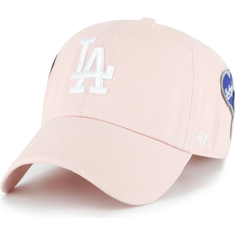 mutsid-kumer-roosa-reguleeritav-rihm-clean-up-badges-los-angeles-dodgers-mlb-47-brand