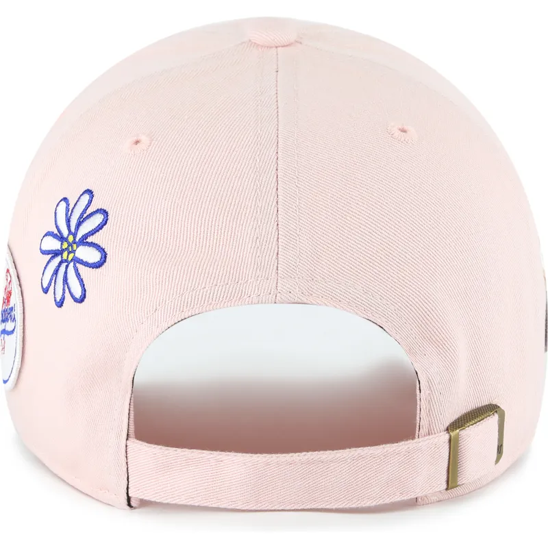 mutsid-kumer-roosa-reguleeritav-clean-up-badges-los-angeles-dodgers-mlb-47-brand