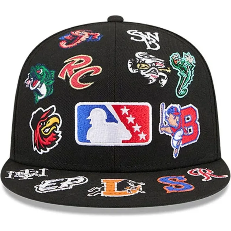 new-era-flat-brim-59fifty-all-over-milb-black-fitted-cap