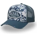 mutsid-kumer-sinine-snapback-print02-von-dutch