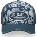 mutsid-kumer-sinine-snapback-print02-von-dutch