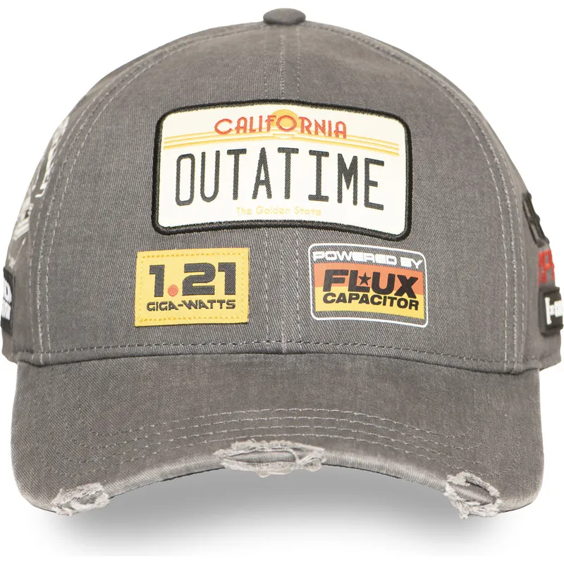 cap-kumer-gray-snapback-back-to-the-future-capslab cap-kumer-gray-snapback-back-to-the-future-capslab