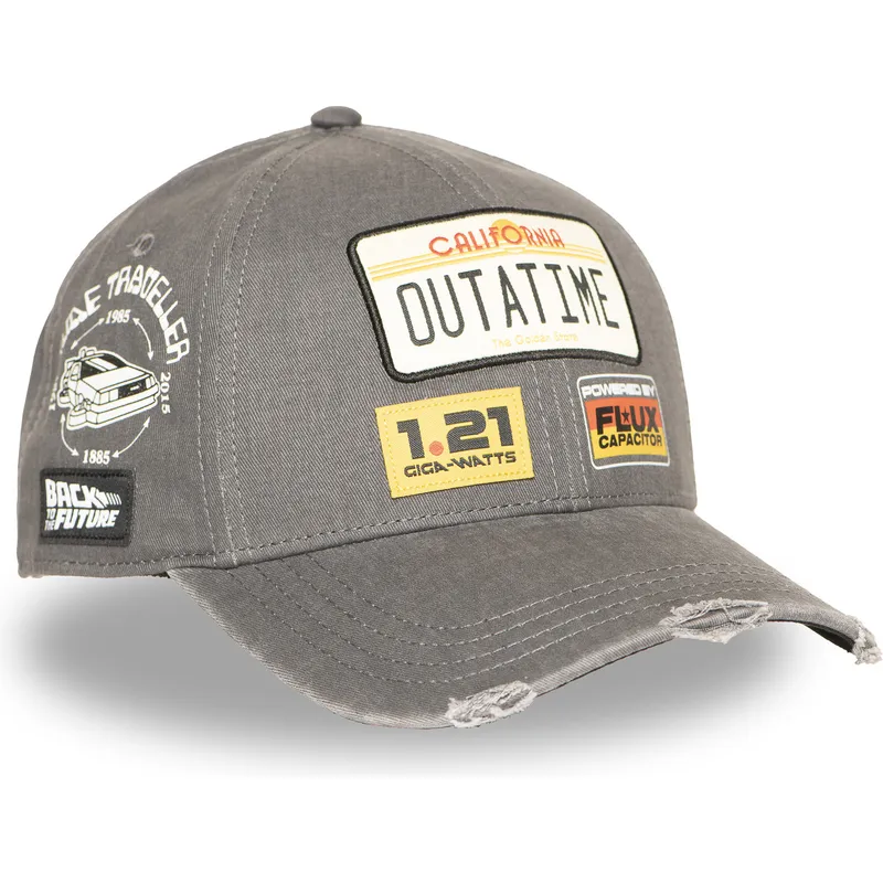 cap-kumer-gray-snapback-back-to-the-future-capslab cap-kumer-gray-snapback-back-to-the-future-capslab