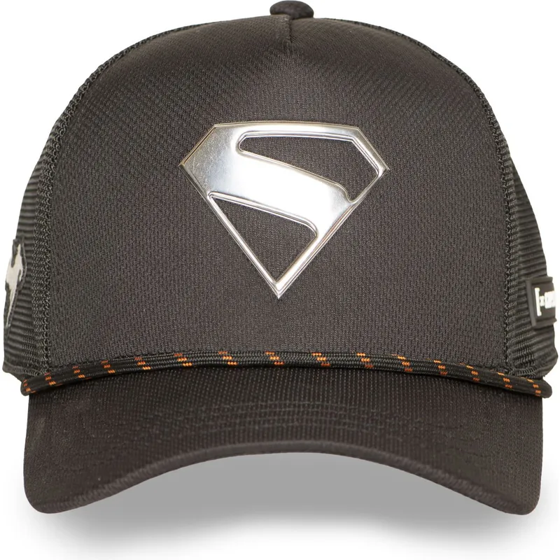 cap-kumer-black-snapback-superman-dc-comics-capslab cap-kumer-black-snapback-superman-dc-comics-capslab