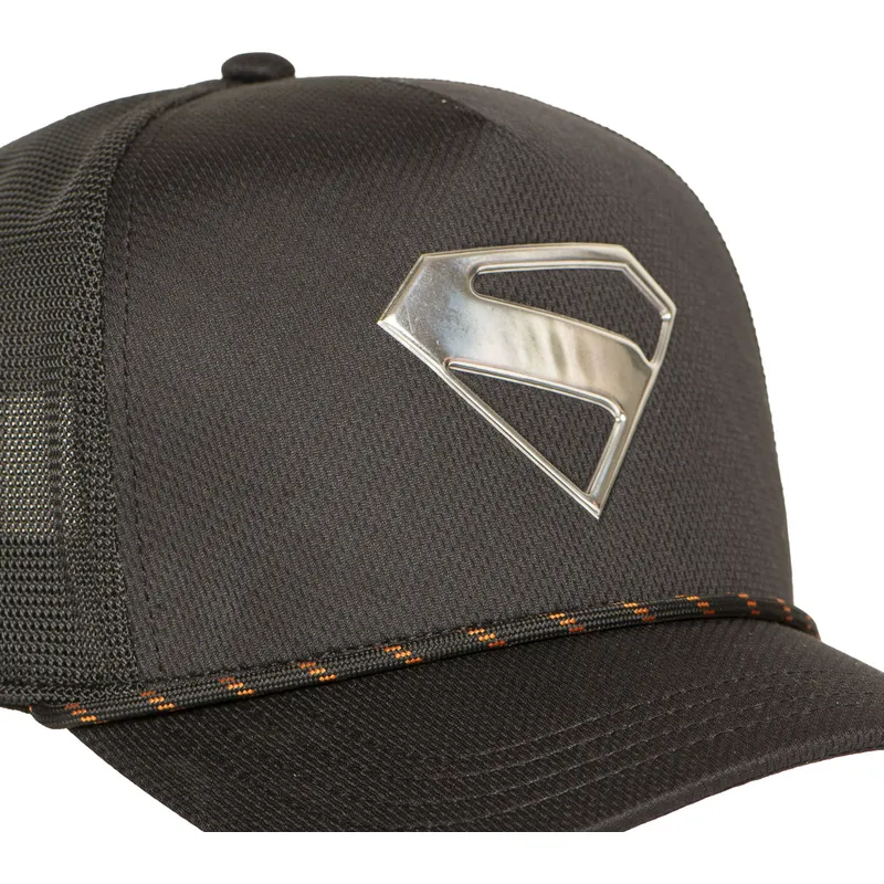 cap-kumer-black-snapback-superman-dc-comics-capslab cap-kumer-black-snapback-superman-dc-comics-capslab