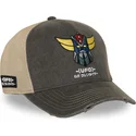 cap-kumer-gray-snapback-robot-grendizer-robot-grendizer-capslab