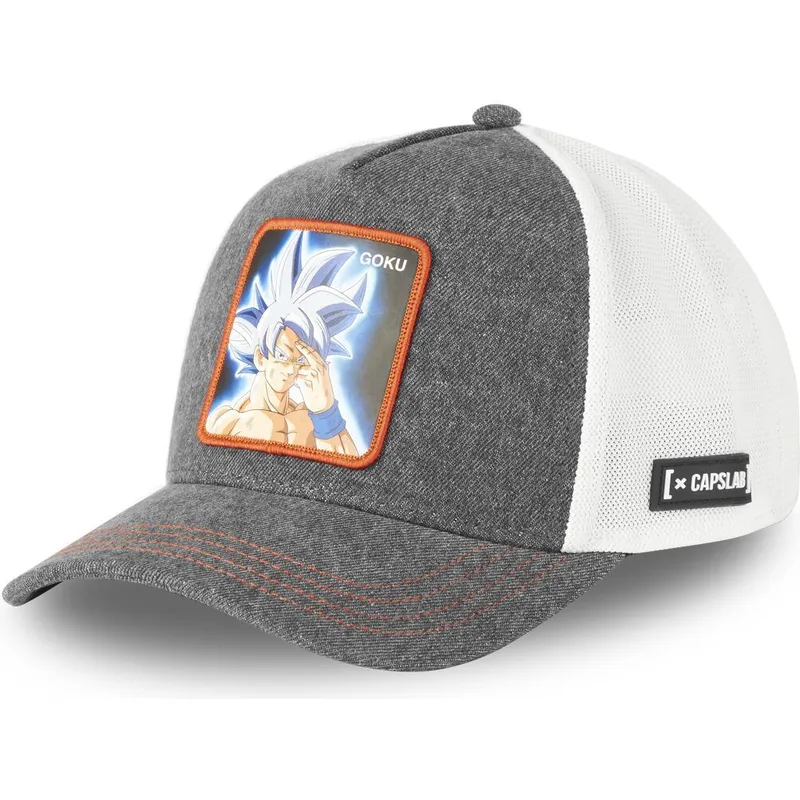 capslab-son-goku-ultra-instinct-dbs8-gokb-dragon-ball-grey-and-white-trucker-hat