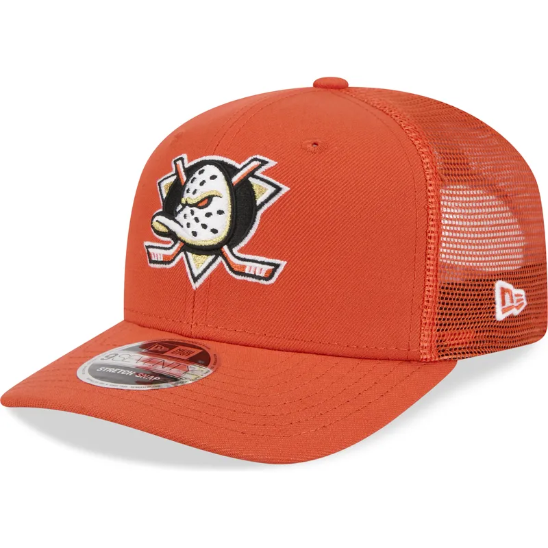 mutsid-kumer-oranz-snapback-9seventy-stretch-snap-evergreen-anaheim-ducks-nhl-new-era